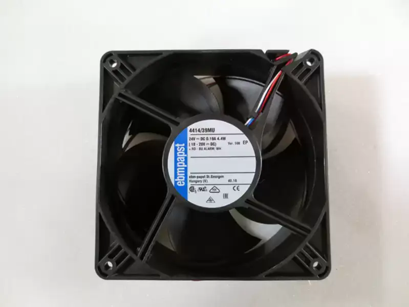 ebmpapst tuuletin 4414/39MU-598 120 * 120 * 38mm 24V 4.4W vedenpitävä DC-tuuletin teollisuusautomaatiokaapin ohjauskaapin tuuletin