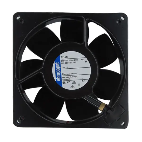 TYP 5114N 24V 9.5W EBM-PAPST 135*135*38 MM korkean lämpötilan kestävä tuuletin
