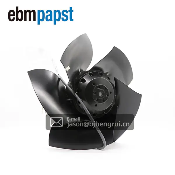 Ebm papst A2D250-AD26-05 AC aksiaalinen 150W 0.26A Siemens 1PH713-sarjan karan servomoottorin juoksupyörän jäähdytyspuhallin