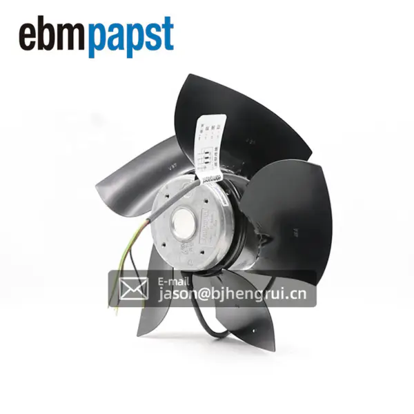Ebm papst A2D250-AD26-05 AC aksiaalinen 150W 0.26A Siemens 1PH713-sarjan karan servomoottorin juoksupyörän jäähdytyspuhallin