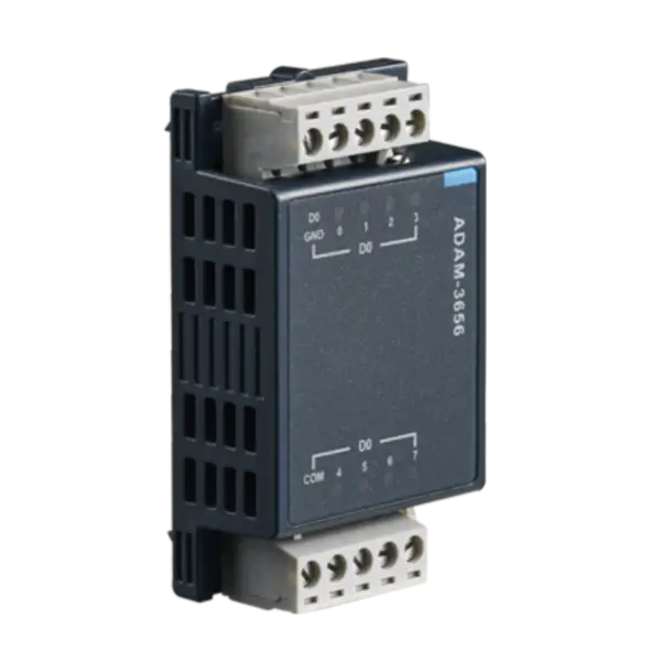 Advantech ADAM-3656-AE Älykäs RTU-kaukopääteyksikkö 8-kanavainen digitaalinen lähtömoduuli