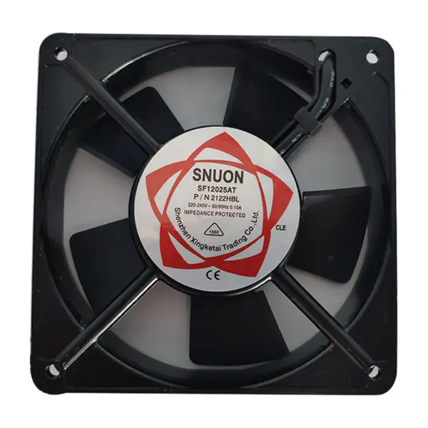 12cm kaksinkertainen kuulalaakeroitu tuuletin 120 * 120 * 25mm Carbinet aksiaalinen tuuletin 220V SF12025AT 2122HBL hiljainen jäähdytystuuletin