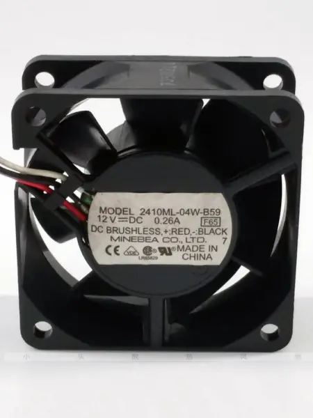 2410ML-04W-B59 12V 0.26A Alkuperäinen NMB-MAT 6025 Kaksoispallotuuletin 6cm