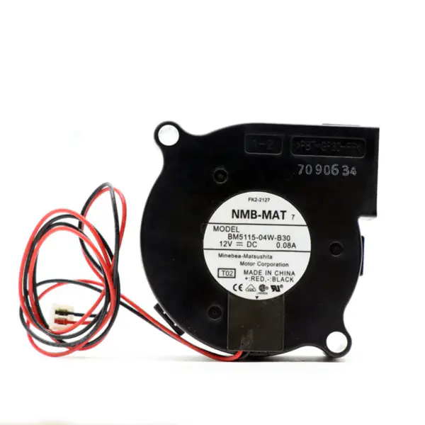 Alkuperäinen Japanin NMB BM5115-04W-B30 5015 12VDC 0.08A 50*50*15mm 0.72W 2.1CFM 3500 RPM aksiaalinen jäähdytystuuletin