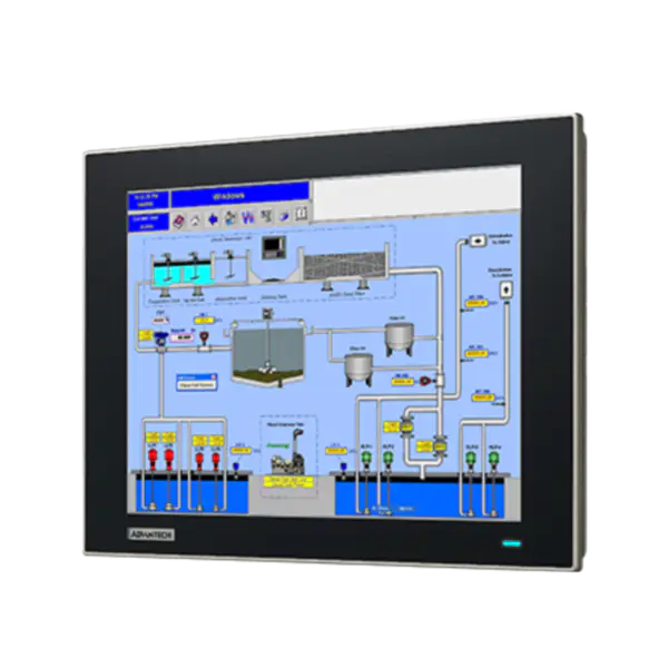 Advantech FPM-7121T-R3AE Ihmisen ja koneen rajapinnat Resistiivinen kosketusnäyttöinen teollisuusmonitori