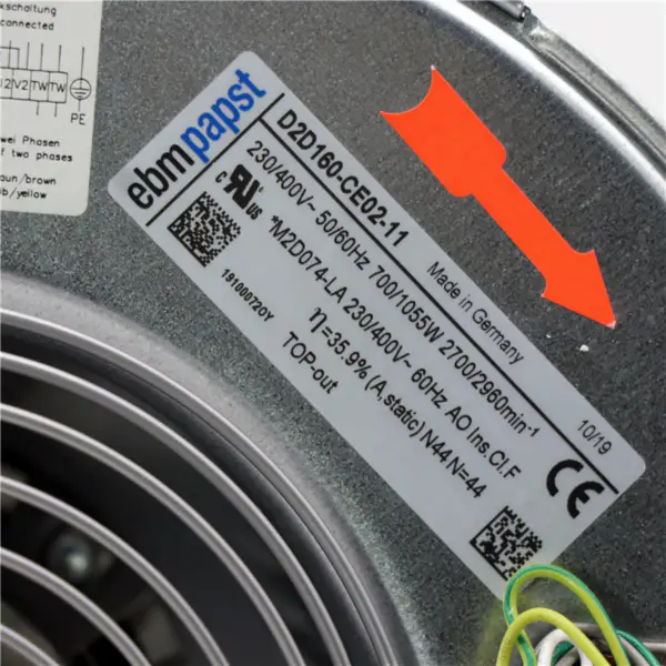 Ebmpapst D2D160-CE02-11 tuuletin
