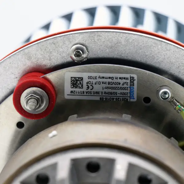 ebm papst-tuuletin R2E120-AO16-09 230V 120mm tuuletin mekaaniseen ruiskuvalukoneeseen