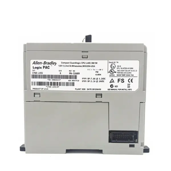 Paras hinta PLC Allen Bradley kompakti Guardlogix Cpu L45S 3M/1M 1768-L45S