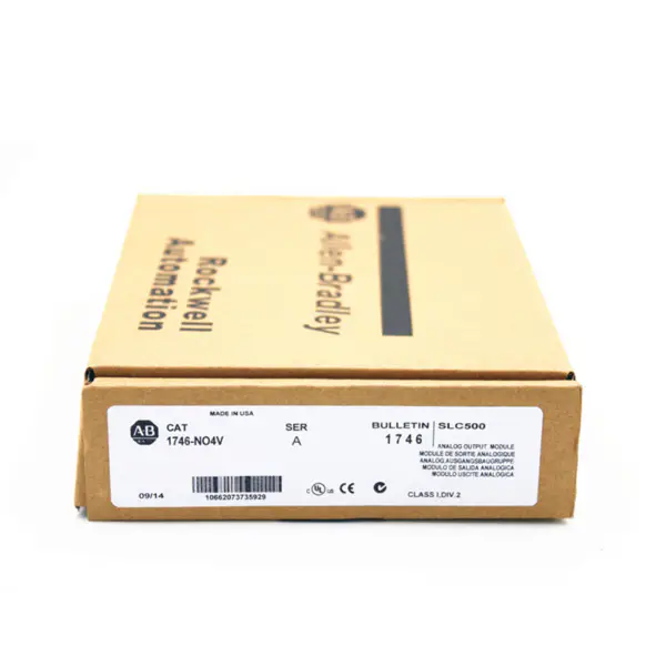 Allen-bradley Rockwell Automation ruiskuvaluprosessin analoginen yksinkertainen yhtenäinen PLC varastossa Allen Bradleu 1746-NO4V