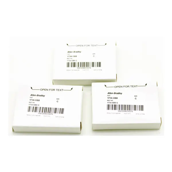 Allen Bradley-jälleenmyyjä Rockwell AB 1734 PLC I/O 8 pisteen digitaalinen lähtömoduuli 1734-OB8 myytävänä