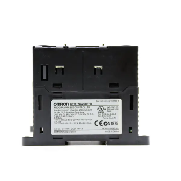 Automaatio-koneohjain Omron PLC CP1E N20 CPU-moduuli CP1E-NA20DT-D CP1E-NA20DT-D