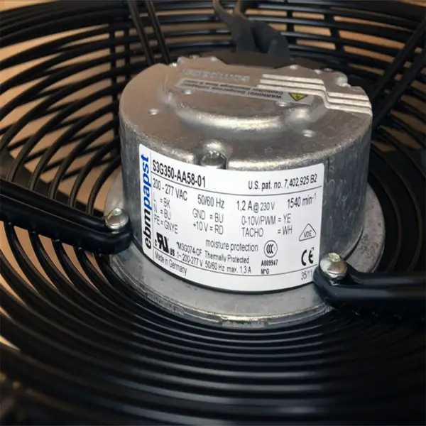 ebmpapst S3G350-AA58-01 230V 1.2A ulkoinen roottori IP44 vesitiivis tuuletin