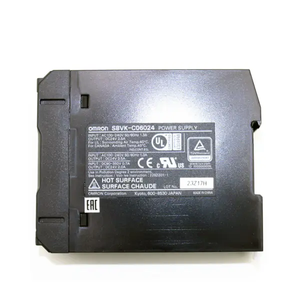 Kilpailukykyinen hinta Ohjelmointi TR PLC Controller Omron virtalähde S8VK-C06024