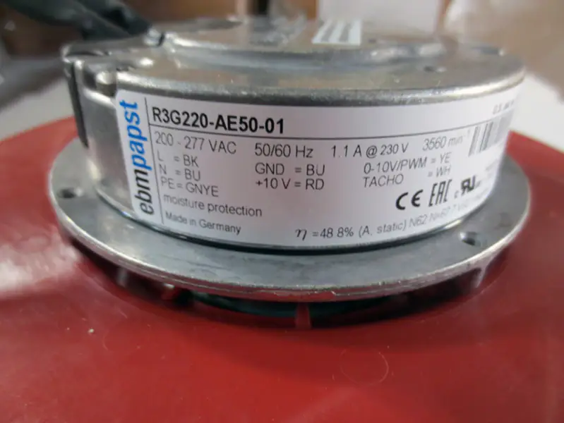 Ebmpapst R3G220-AE50-01 EC200-277V Tuuletin