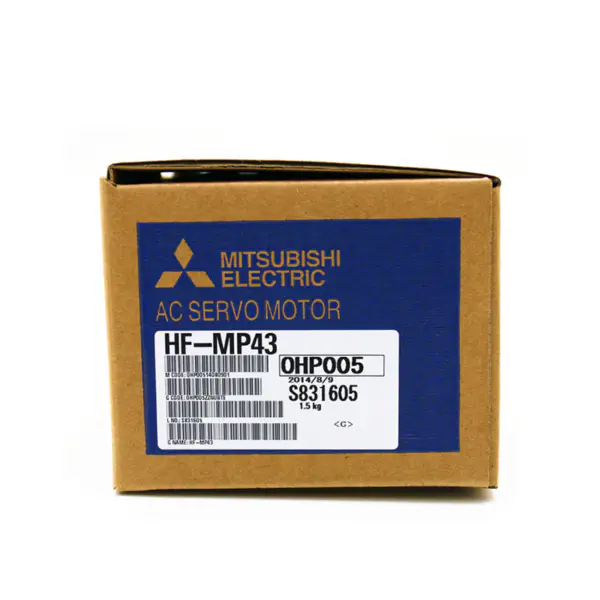 Edullinen pysyvä magneetti 400w Kit AC Rotary Servo Motor 3000RPM tuotemerkit Mitsubishi HF-MP43