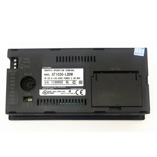 Halvat Hmi LCD-kosketusnäyttöpaneeli Mitsubishi GT1030-LBDW Got1000 PLC: lle