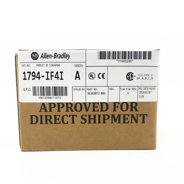 Allen-Bradley 1794 PLC Flex I/O 4 eristettyä analogista tulomoduulia 1794-IF4I 1794-IF4I