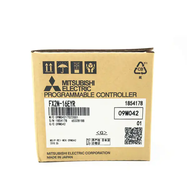 Mitsubishi FX 2N 16EYR PLC-ohjaus FX2N ulostulon laajennusyksikkö FX2N-16EYR