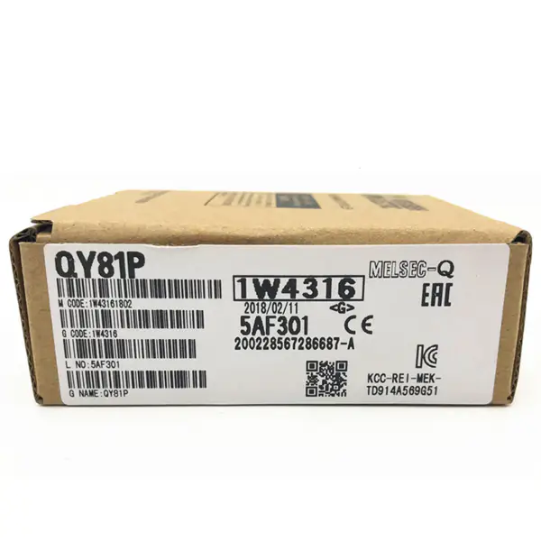 Mitsubishi Melsec Q-sarjan PLC 32 pisteen transistorilähtöyksikkö QY81P