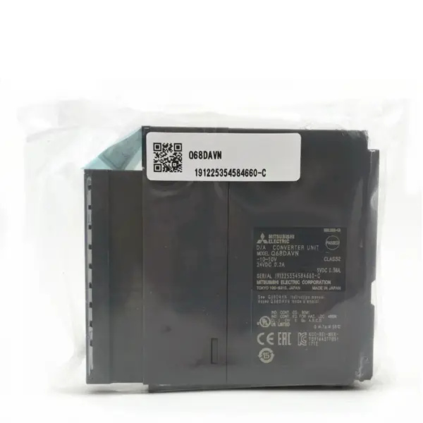 PLC Mitsubishi Melsec-Q digitaalinen analoginen lähtömoduuli Q68DAVN