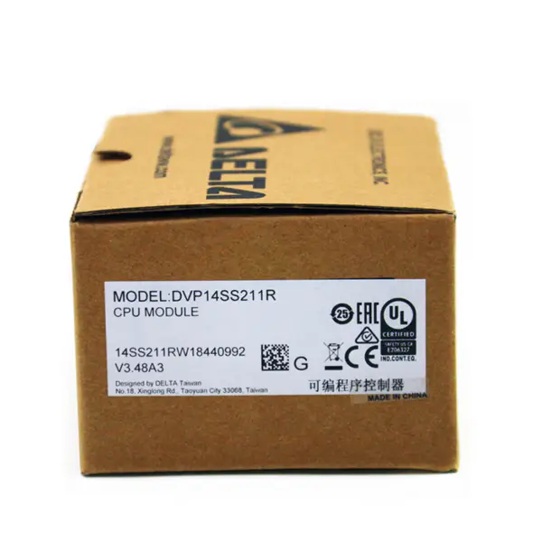 Delta DVP SS 14 SS2 14SS211R PLC 14SS2 DVP-14SS2 Digitaalinen CPU-moduuli DVP14SS211R, jossa on RS232-tulopaketti Industrial Ect (teollisuus)