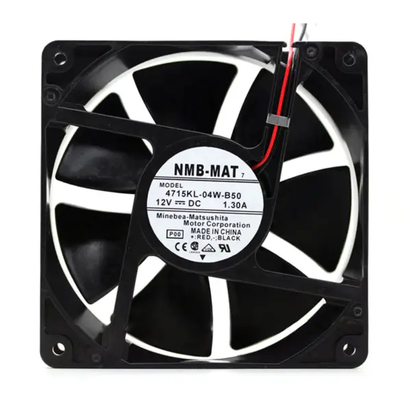 NMB 4715KL-04W-B50 12CM 12V 1.30A väkivaltainen alustan jäähdytystuuletin palvelintuuletin palvelintuuletin