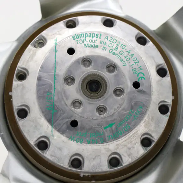 ebmpapst AC-aksiaalituuletin 400V 80W 2700 RPM A2D210-AA02-11 Moottorituuletin Sähköinen ohjauskaappituuletin