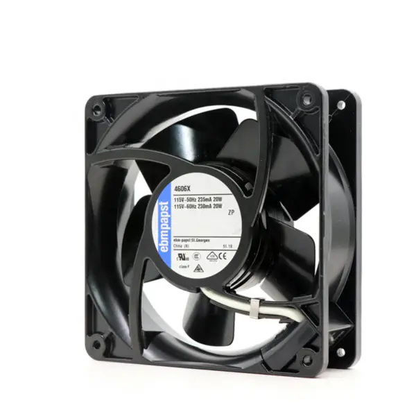 koko 119 x 119 x 38mm 115 V AC ilmavirta 180m3 / h 3100rpm 4606X ebmpapst jäähdytystuuletin