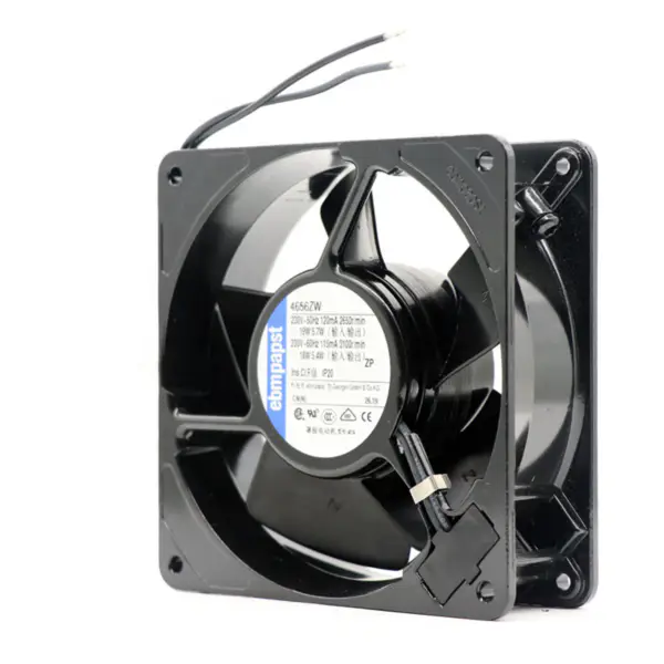koko 119 x 119 x 38mm 230 V AC ilmavirta 160m3 / h 2650rpm 4656ZW ebmpapst jäähdytystuuletin