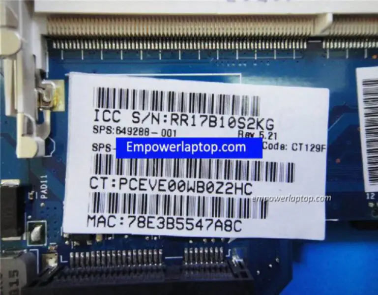 HP G6 G6-1000 G6-2000 649288-001 emolevy