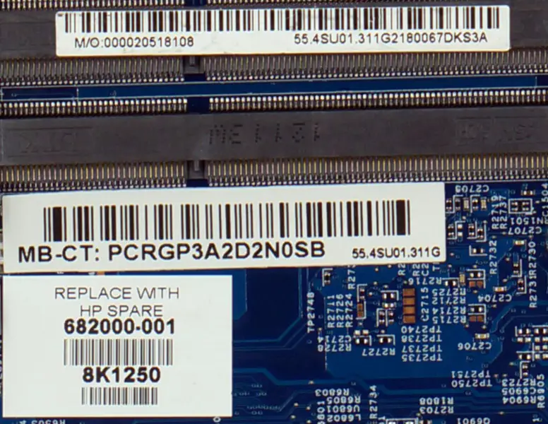 HP 682000-001 DV7 DV7T DV7-7000 DV7T-7000 emolevy DV7T-7000