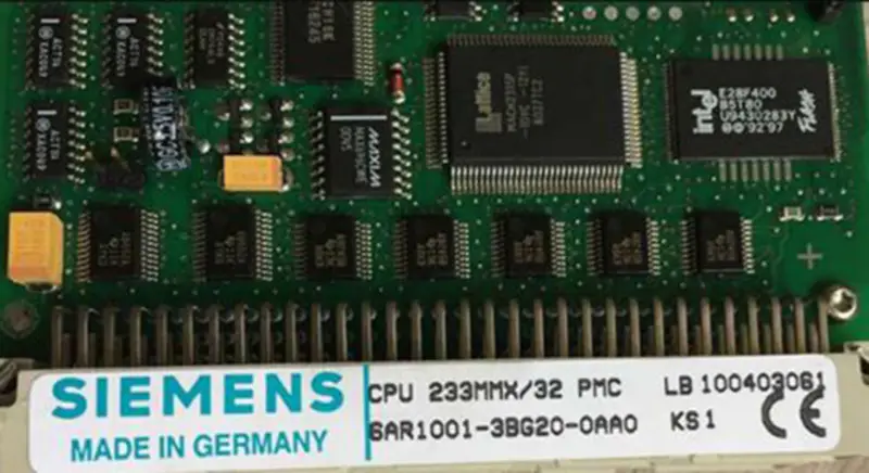SIEMENS CPU 233MMX 32 PMC 6AR1001-3BG20-0AA0 Teollisuuden laitteiden emolevy