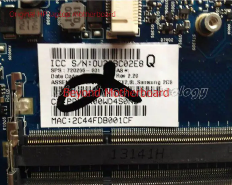HP 720266-601 emolevy M7:ään