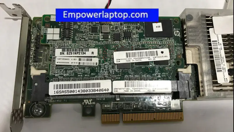 HP P440 RAID 4/2GB 749797-001 726823-001 784483-001 726815-001 Asetuskortti