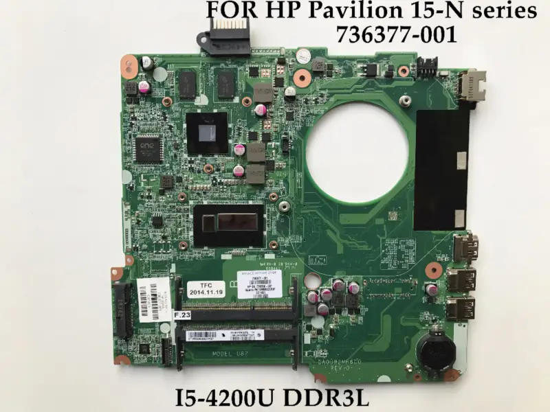 HP Pavilion 15-N -sarja 736377-001 I5-4200U DAOU82MB6D0 -emolevy 736377-001 I5-4200U DAOU82MB6D0