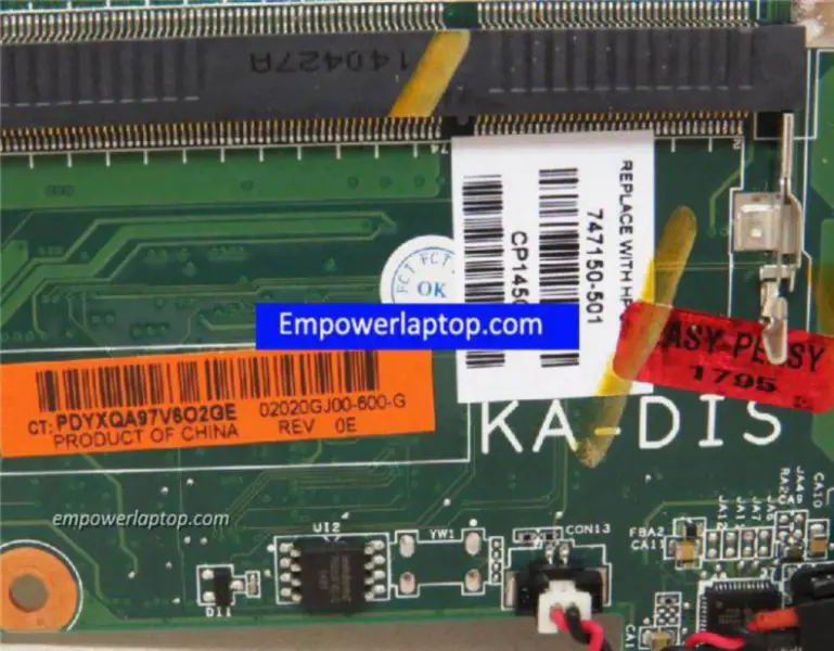 HP 15-D A6-5200 747150-501 -emolevy 747150-501