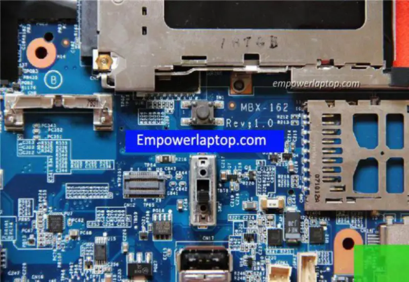 Sony A1229978A MS52 MBX-162 1P-006A502-8010 Emolevy MS52 MBX-162 1P-006A502-8010
