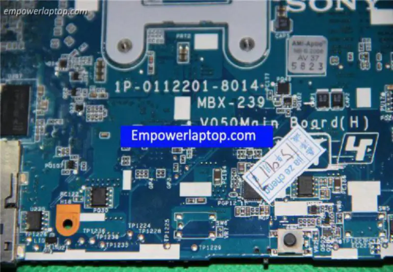 Sony VPC-CB A1818255B A1848524A A1818266B MBX-239 1P-0112201-8014 Emolevy 1P-0112201-8014
