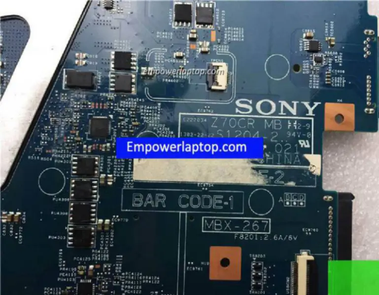 Sony VAIO SVE171B11M SVE171 MBX-267 A1884318A 48.4MR10.011 -emolevy Sony VAIO SVE171B11M SVE171 MBX-267 A1884318A 48.4MR10.011