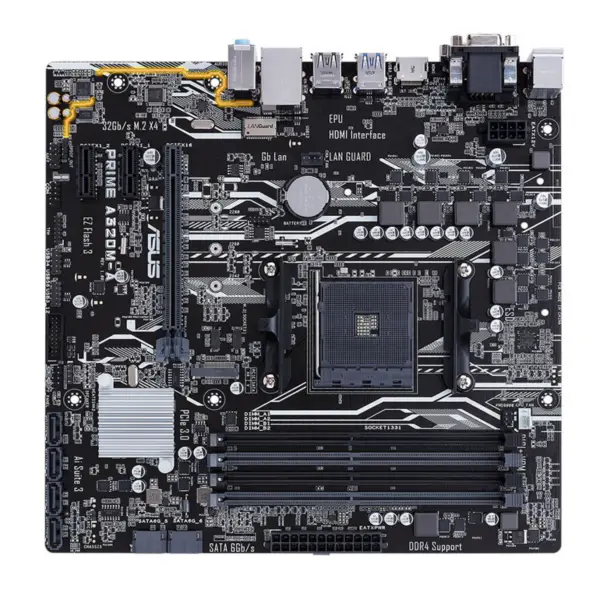 ASUS PRIME A320M-A -emolevy AM4-emolevy