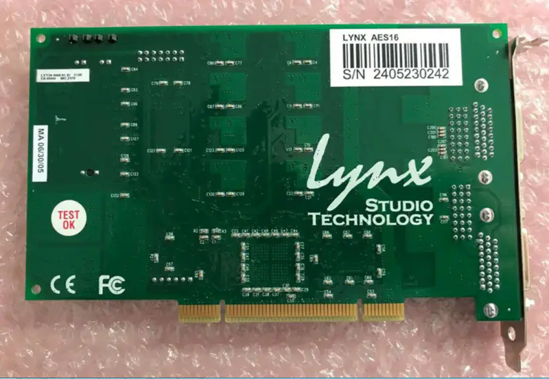 Lynx AES16 8-kanavainen AES/EBU PCI Audio Interface A/D/A 192kHz /DAB/Streaming -liittymä