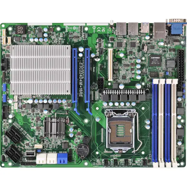Asrock E3c224d4m-16re Lga1150 Ddr3-tuki E3-1200 V3:lle
