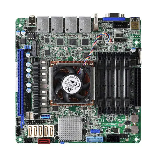 Asrock C236wsi4-85 Ddr4 Ecc Udimm 64gb tuki E3-1585 V5:lle
