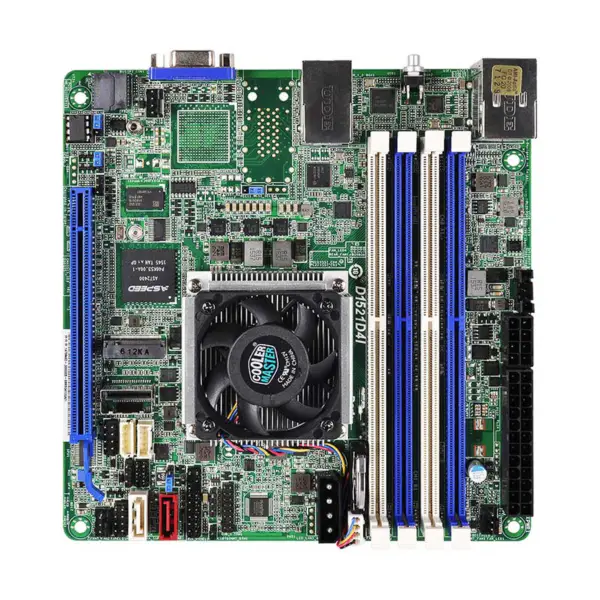 Asrock D1521d4i Lga1150 Ddr4 128gb tuki Xeon D1521ille