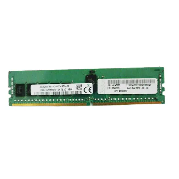 Lenovo Ram 46w0827 46w0825 8gb 2rx8 Pc4-2400t Ddr4 2400 Reg Ecc palvelinmuisti 8gb 2rx8 Pc4-2400t Ddr4 2400 Reg Ecc palvelinmuisti