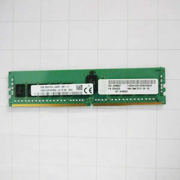 Lenovo Ram 46w0827 46w0825 8gb 2rx8 Pc4-2400t Ddr4 2400 Reg Ecc palvelinmuisti 8gb 2rx8 Pc4-2400t Ddr4 2400 Reg Ecc palvelinmuisti
