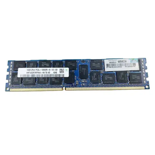Palvelinmuisti Hp 647901-b21 647653-081 16gb Ddr3 1333 10600r Ramille