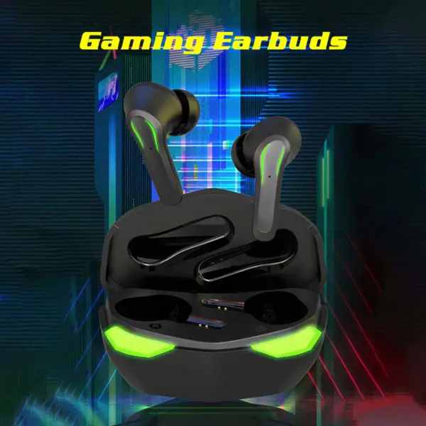 2023 Mobile Handsfree langattomat kuulokkeet 65ms Low Latency Gaming Headset Melunvaimennus D17 Tws korvanapit