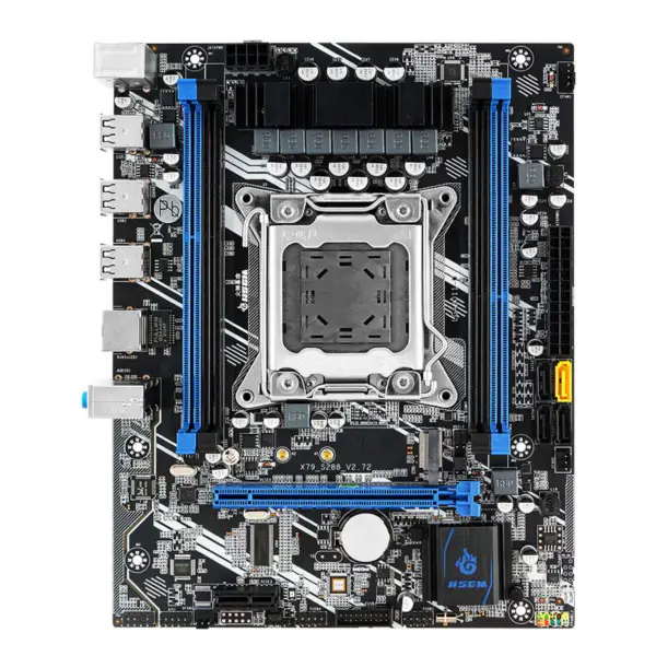 Hsgm X79-s288 emolevy Support Dual Channel Ddr3 tietokoneen emolevy palvelimelle