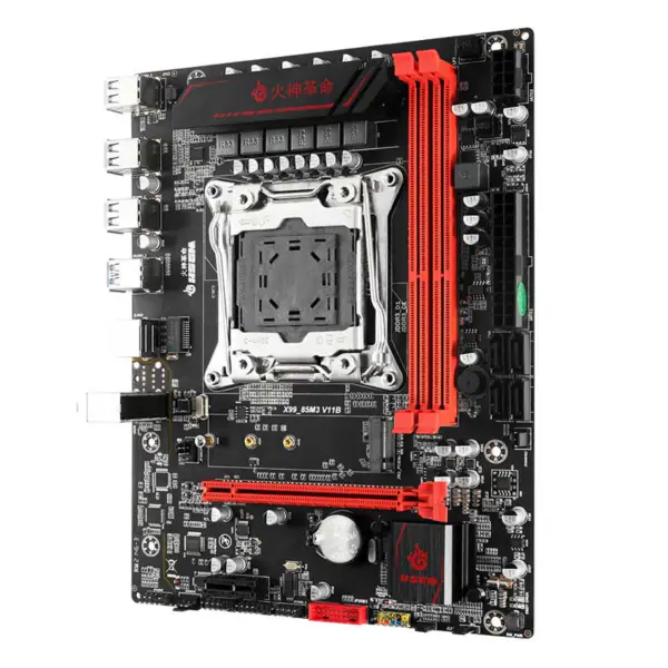 Hsgm X99-85m3 emolevy piirisarja Lga 2011-3 tuki Dual Channel Ddr3 Pc Server emolevy